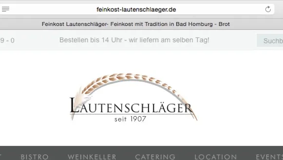 Screenshot von feinkost-lautenschlaeger.de